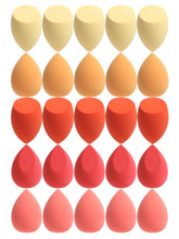 Load image into Gallery viewer, 25 Beauty Eggs (Makeup Sponges), Foundation Makeup Mixed Beauty Sponges, Flawless Application for Liquid, Cream and Powder, Multi-Color Makeup
