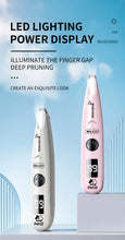 Load image into Gallery viewer, Pet Dog Electric Groomer Trimmer with LED Light Waterproof Pet Foot Hair Trimmer Low Noise Cat Dog Face Foot Ear Hip Paw Shaver
