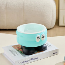 Load image into Gallery viewer, Cartoon Eye Elevated Steel Bowl
