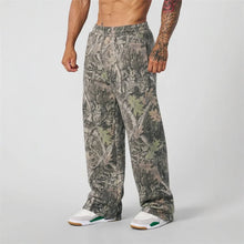 Load image into Gallery viewer, New Jogger Straight Trendy Fitness Pants Men's Camouflage Wide Leg Pants Breathable Running Sweatpants Loose Men Trousers
