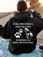 Load image into Gallery viewer, Animal Print Drawstring Cotton Hoodie
