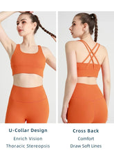 Load image into Gallery viewer, New Summer Sexy Sports Bras Women Fitness Vest Sports Top Cross Back Yoga Bra Running Fitness Breathable Shockproof Yoga Bra
