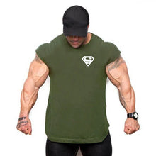 Load image into Gallery viewer, Mens Tank Tops Shirt Gym Tank Top Fitness Clothing Vest Sleeveless Cotton Man Canotte Bodybuilding Ropa Hombre Man Clothes Wear
