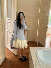 Load image into Gallery viewer, Summer Clothes Pleated Skirts Women Mini Skirts Luxury Designer Ruffle Skirts Elegant Japanese Y2k Black Lace Skirts Lace Trim
