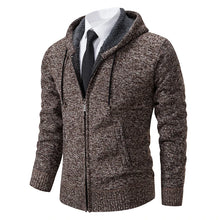 Load image into Gallery viewer, Stand Collar Fleece Zip Cardigan
