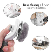 Load image into Gallery viewer, Dog Grooming Brush with Easy Clean Button, Pet Massage Comb for Effective Detangling and Hair Removal, Suitable for Dogs
