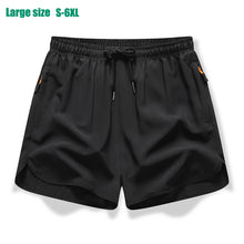Load image into Gallery viewer, New Men's Sports Casual 3/4 Shorts With Ice Silk Lightweight Sweat-absorbing Outdoor Quick Drying Running Fitness Loose Pants
