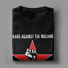 Load image into Gallery viewer, Rage Against the Machine T Shirts for Men 100% Cotton Unique T-Shirt Round Neck  Tee Shirt Short Sleeve Clothes Big Size
