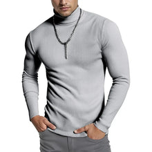 Load image into Gallery viewer, Striped Turtleneck Knit Sweater
