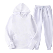 Load image into Gallery viewer, Men Tracksuit 2 Pieces Sets Hooded Sweatshirt +Drawstring Pants Male Hoodies Running Sportswear Men Women Autumn Sportwear
