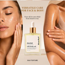 Load image into Gallery viewer, Silk Body Oil Face Body Versatile Care Fast Absorbing Deep Hydration Silky Smooth Brighten Even Tone Firm Skin Silk Body Oil
