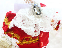 Load image into Gallery viewer, Handmade Unique Design Dog Clothes European Court Style Pet Costume Suit Lace Cuffs Collar Twin Sets Apparel Cat Poodle Maltese
