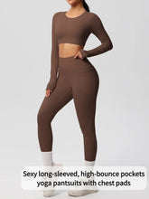 Load image into Gallery viewer, Yoga Gym Set Women Sports Impact Longline Strappy Top Fitness Overalls Sets Womens 2 Piece Sportswear Woman Gym Leggings Solid
