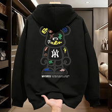 Load image into Gallery viewer, Men's Hooded Sweatshirt - Fall/Winter Casual Fashionable Loose Top with Fleece Lining, Outdoor Warm Hooded Hoodie
