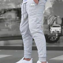 Load image into Gallery viewer, Men's Summer Casual Joggers, Elastic Drawstring Waist and Cuffs, Logo Print, Loose Fit, Comfortable Fabric, Sports Pants
