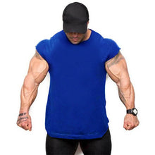 Load image into Gallery viewer, Mens Tank Tops Shirt Gym Tank Top Fitness Clothing Vest Sleeveless Cotton Man Canotte Bodybuilding Ropa Hombre Man Clothes Wear
