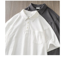 Load image into Gallery viewer, Heavyweight Cotton Pocket Summer Polo
