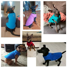 Load image into Gallery viewer, Warm Fleece Dogs Clothes Pet Dog Jacket Vest With D-Ring For Small Dog Cats Clothing French Bulldog Costumes Chihuahua Coat
