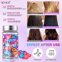 Load image into Gallery viewer, 40pcs Mix Hair Vitamin Capsules Repairing Maltreated Frizzy Hair Silky Moisturizing Hair Oil Smoothing Nourishing Hair Care
