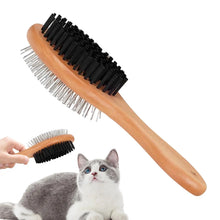 Load image into Gallery viewer, Pet Grooming Brush Double-sided Brush Comb Stainless Steel Needle Bristles Hair Brush Grooming Hair Remover Brush Pet Supplies
