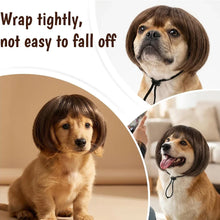 Load image into Gallery viewer, Pet Wigs Cosplay Props Dog Cat Cross-Dressing Hair Set Photography Funny Props Head Accessories Prank Pet Supplies Costumes DIY
