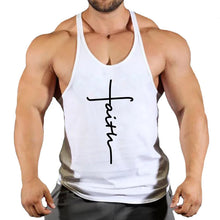 Load image into Gallery viewer, Gym Top Men T-shirts Fitness Man Clothes Muscular Bodybuilding Shirt Singlet Stringer Clothing Vest Men's Singlets Vests Tops
