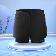 Load image into Gallery viewer, Men's Swim Trunks Quick Dry Athletic Shorts with Compression Liner for Beach Pool Running Gym
