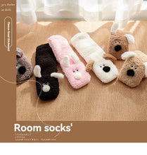 Load image into Gallery viewer, Cozy Dog Winter Floor Socks
