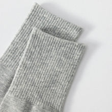 Load image into Gallery viewer, Plus Size Cotton Crew Socks
