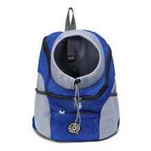 Load image into Gallery viewer, New Dog Pet Backpack Carrier Travel Bag Front Pack Breathable Adjustable with Safety Reflective Strips for Hiking Outdoor Cats
