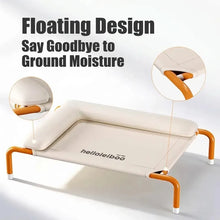 Load image into Gallery viewer, Pet Furniture Mesh Elevated Dog Beds Breathable Removable Raised Dog Bed with Pillow Outside Dog Bed Cat Patio Sunbathing
