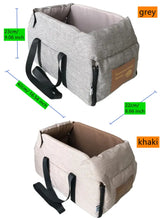 Load image into Gallery viewer, Pet Dog Car Seat Bed Car Central Seat Cat Dog Travel Portable Carrier for Safety Bag Dog Pet Accessories 펫 여행 고양이 개 좌석 침대 운송
