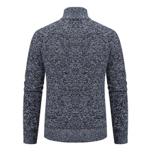 Load image into Gallery viewer, Stand Collar Fleece Zip Cardigan
