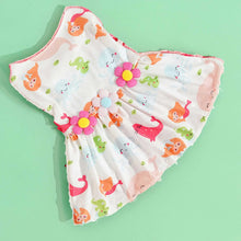 Load image into Gallery viewer, Adorable Printed Puppy Summer Dress
