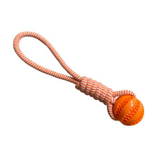 Load image into Gallery viewer, Pet Toy Dog Bite-Resistant Cotton Rope Hand-Held Treat Ball for Teeth Cleaning and Training, Interactive Educational Toy Ball
