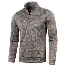 Load image into Gallery viewer, Men Sweatshirts Spring Autumn Pullover Half Zipper Pullover for Male Hoody Outdoor Sweatshit Solid Color Stand Collar
