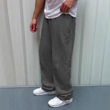 Load image into Gallery viewer, autumn winter man/woman Jogging Straight Sweatpants Street Style wide leg pants Casual Solid colors versatile Loose Men's Pants
