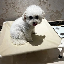 Load image into Gallery viewer, Pet Camping Bed Elevated Bed for Dogs Folding Puppy Camping Bed Cat House Portable Removable Washable Puppy Beds Dog Hammock
