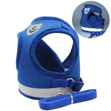 Load image into Gallery viewer, Cat Harness Lead Leash Set Adjustable Reflective Escape Proof Pet Mesh Vest Harness Puppy Dog Collar Small Dog Cat Pet Supplies
