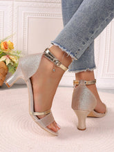 Load image into Gallery viewer, Women High Heels Sandals Summer Fashion Party Shoes for Women Comfortable Open Toed Thin Heels Sandals Designer Luxury Sandals
