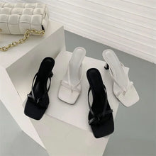 Load image into Gallery viewer, Sexy High Heels Slippers Women's Elegant Shoes Fashion Heeled Sandals for Woman Clip Toe Luxury Slippers Party Female Slides
