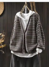 Load image into Gallery viewer, Loose Knit Winter Cardigan Sweater
