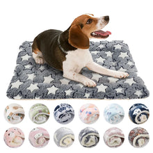 Load image into Gallery viewer, Flannel Pet Sleeping Mat Dog Bed Cat Litter Puppy Bed Dog Sofa Lovely Mattress Cushion for Small Large Dog Blanket For Winter
