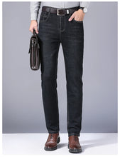 Load image into Gallery viewer, Classic Straight Stretch Denim Jeans
