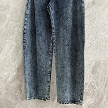 Load image into Gallery viewer, High Waist Straight Denim Pants
