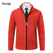 Load image into Gallery viewer, Stand Collar Fleece Zip Cardigan
