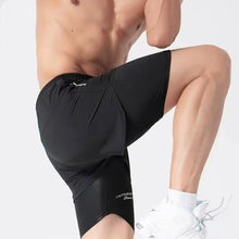 Load image into Gallery viewer, Men's Swim Trunks Quick Dry Athletic Shorts with Compression Liner for Beach Pool Running Gym
