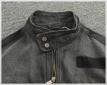 Load image into Gallery viewer, Washed Cargo Denim Jacket
