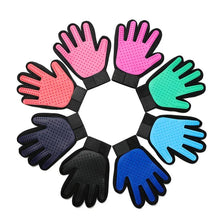 Load image into Gallery viewer, Silicone Pet Grooming Gloves Cats Hair Brush and Comb Gloves to Bathe Dogs Cleaning Hair Removal  for Dog Animal Use Supplies
