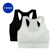 Load image into Gallery viewer, 2 Pieces Women's Gym Tops, Women's Tops, Women's Bra, Sexy Bras, Sports Bras, Academy, Women's Sutians
